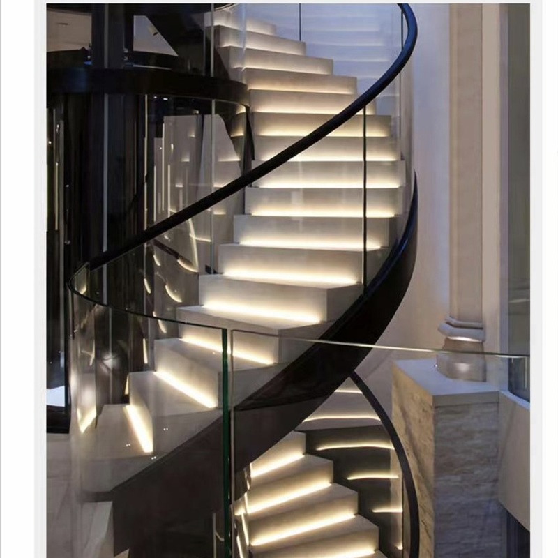 English new intelligent human body induction staircase light 32 steps gradually light up light bar step anti-short circuit controller