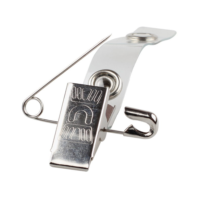 Металлический зажим, пин-клип, зажим для бейджа, держатель для удостоверений, зажим для бейджа