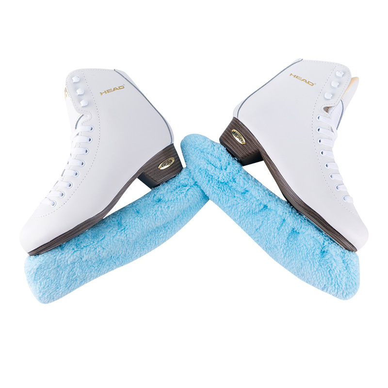 Hanya Children's Figure Skating Blade Covers, Soft Blade Covers, Ice Hockey Blade Covers, Water-Absorbent, Thickened, Rust-Proof, Colorful Towel Blade Covers for Boys