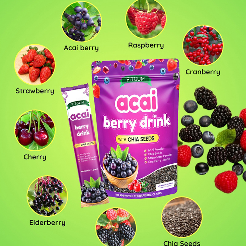 Spot Cross-Border Acai Berry Powder Acai Berry Drink Wholesale