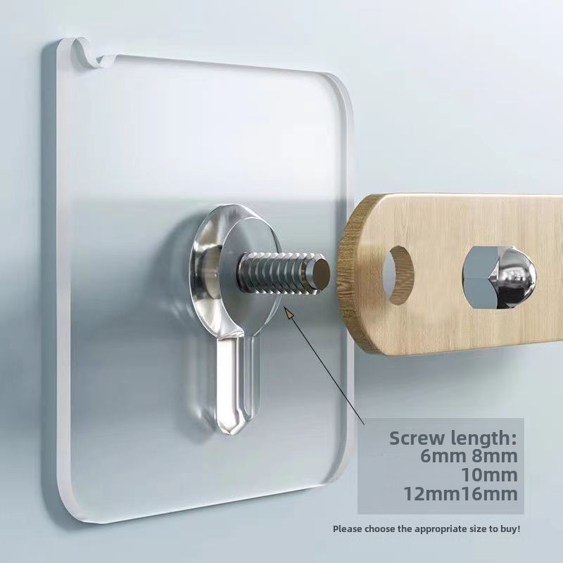 Seamless nail photo frame hook hanging painting punch-free strong paste invisible sticky hook wedding photo Special hanging nail screw sticker