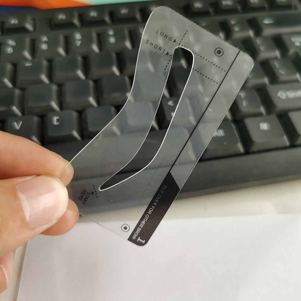 Cross-Border Hot-Selling 5 Transparent Eyebrow Cards, Lazy Eyebrow Cards, Auxiliary Artifacts, Eyebrow Stickers, Eyebrow Shapes, Beauty Tools, European and American