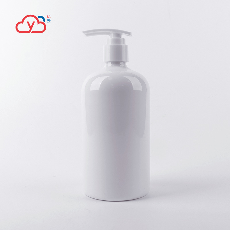 Заводская прямая бутылка для лосьона для домашних животных 450 мл цилиндрическая с наклонным плечом 24/410