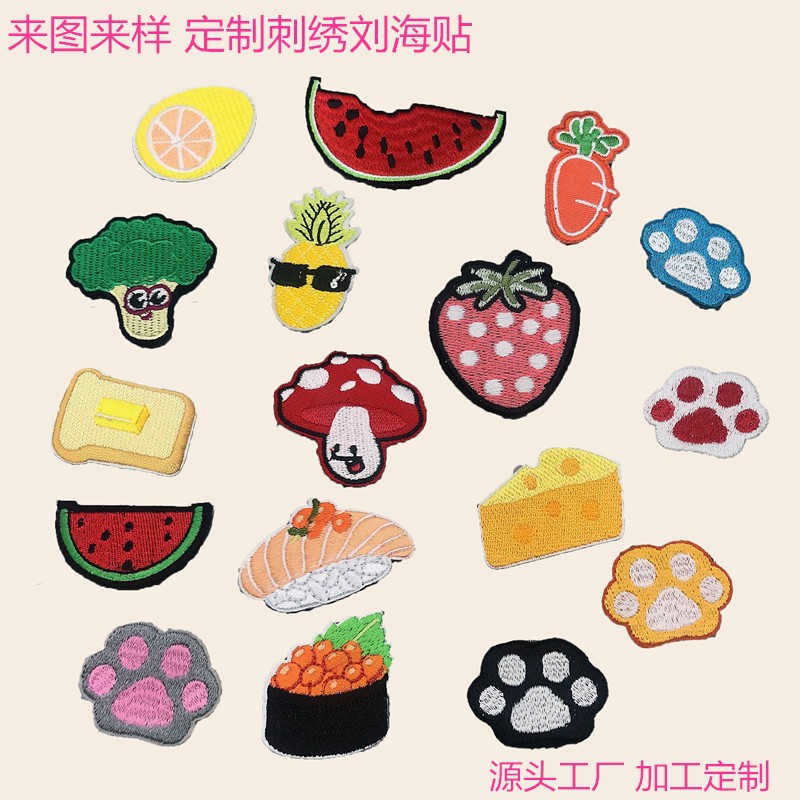 Заводские кастомные аксессуары для волос, поддержка по образцу, наклейки для волос с липучкой, наклейки для фиксации волос, разнообразные стили