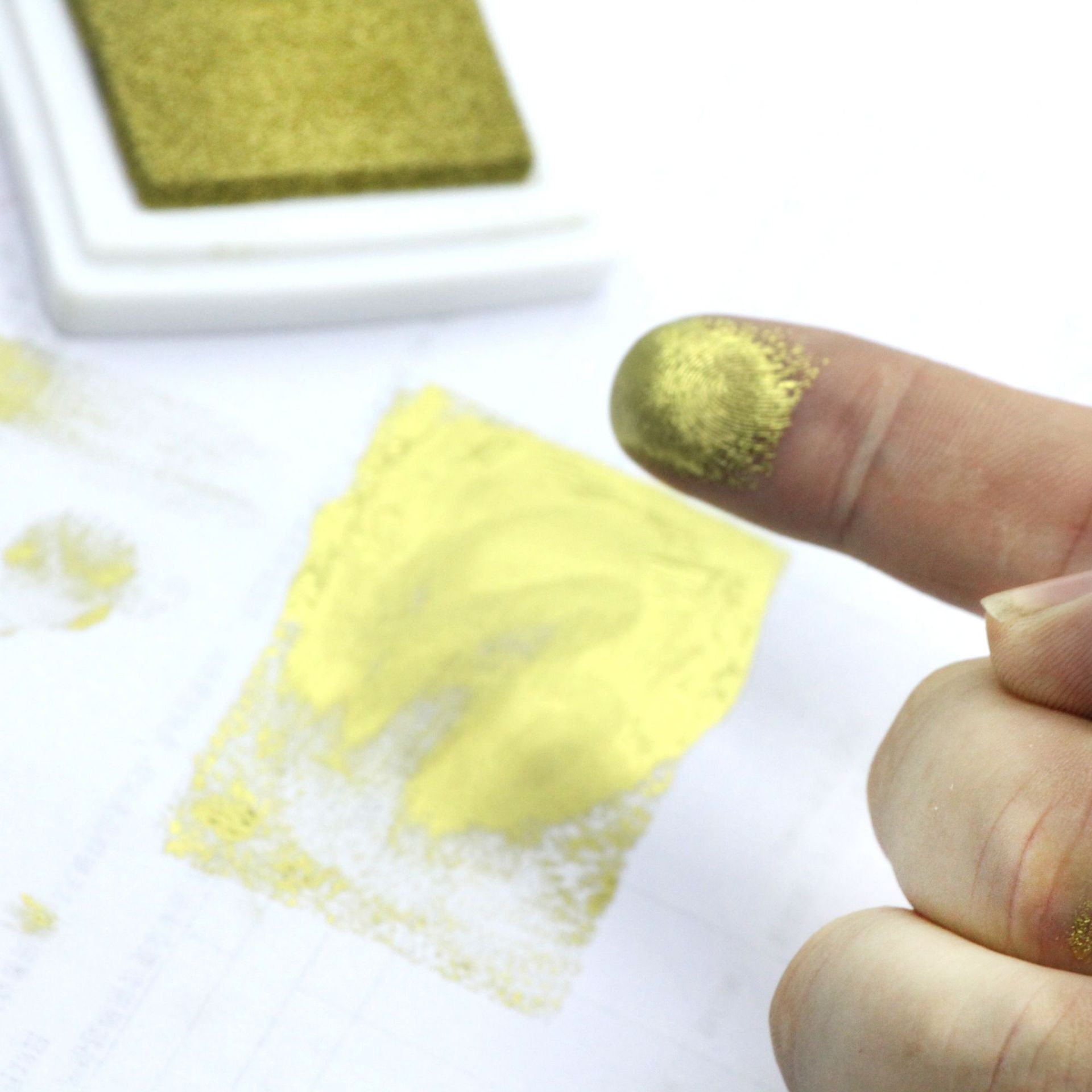 Cross-border Seal Inkpad Wedding Special Large Inkpad Finger Inkpad Golden Inkpad Color Decorative Printing Pad Printing Oil