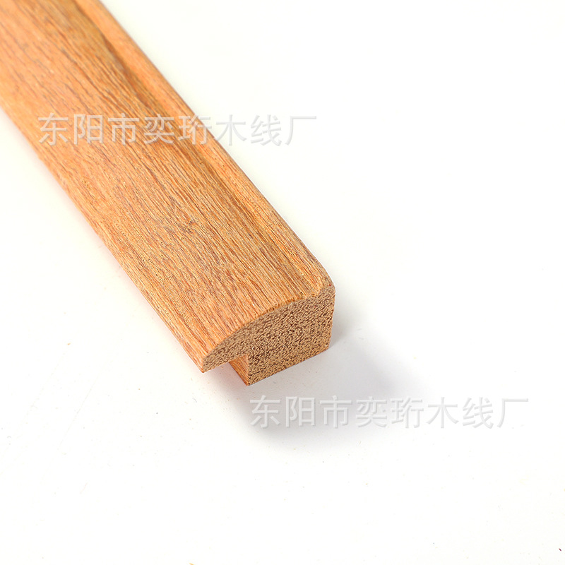 Wholesale photo frame door cover solid wood line manufacturers directly supply teak cabinet door ceiling Yin angle finished processing wood line