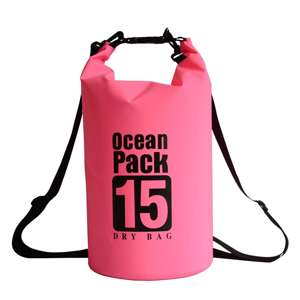 Factory various capacity solid color beach bag waterproof drying bag outdoor waterproof barrel in stock direct sales