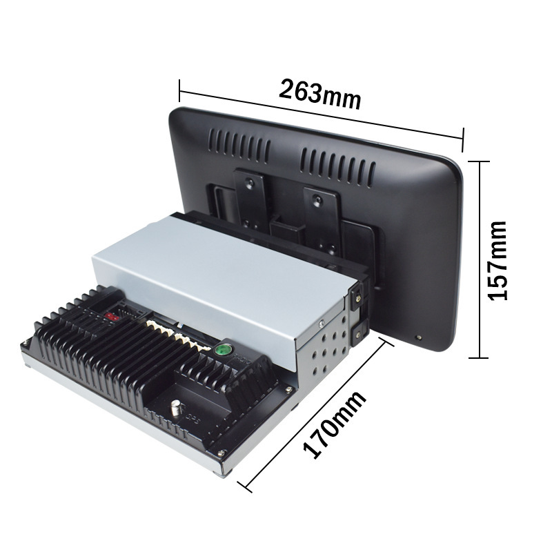 Car Android shake head machine large screen navigation 10.1 inch universal all-in-one machine 360 degree rotating MP5/MP3 player