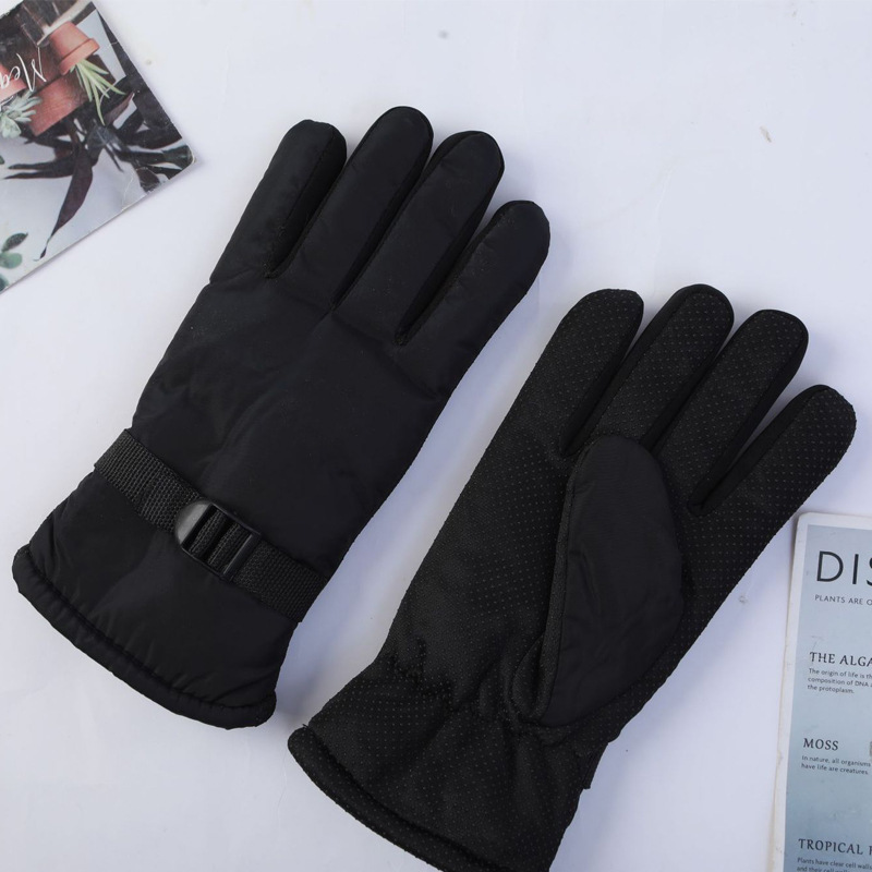 Outdoor Sports Mountaineering Fishing Thickened Warm Gloves Winter Electric Car Riding Windproof Cold-proof Cashmere Gloves