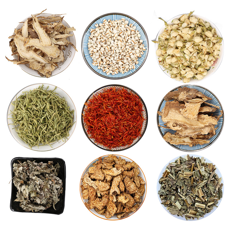 Chinese Herbal Medicines Are Prepared with Mugwort Leaves, Safflower, Herbal External Wash, Foot Bath, Foot Bath, Chinese Herbal Medicine Powder Processing and Wholesale