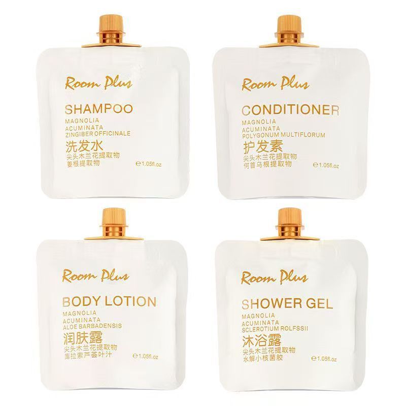 Five-Star Hotel and B&B Fat Donglai's Same Style Roomplus Shampoo, Shower, Hair Care and Moisturizing Care Sample Travel