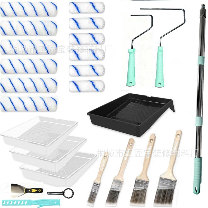 Набор валиков с подложкой для латексной краски для стен и полов, трансграничная доставка