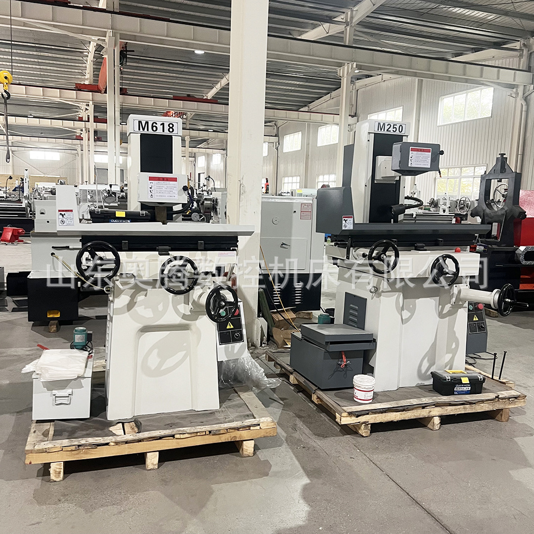 Small Manual Grinder M250 Surface Grinder Horizontal Shaft Rectangular Table Water Grinding Optional Digital Display Double V-Type Slide