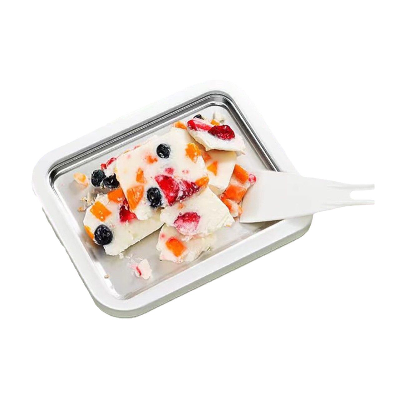 Stainless Steel Fried Sour Milk Machine Household Small Ice Cream Machine Children's Homemade DIY High Color Value Fried Ice Machine Fried Ice Plate