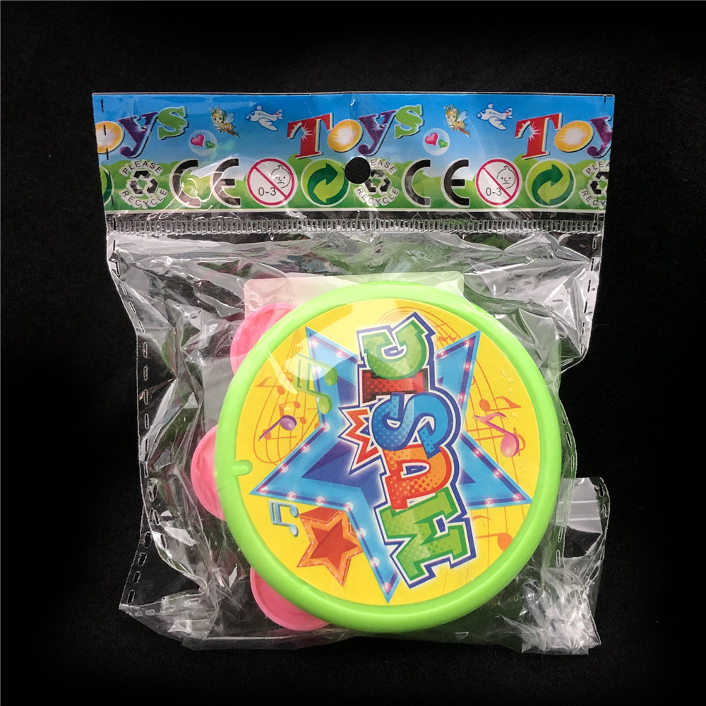 Детские образовательные пластиковые игрушки, мини-детский тамбурин, ритмические обучающие материалы, упаковка, настройка логотипа