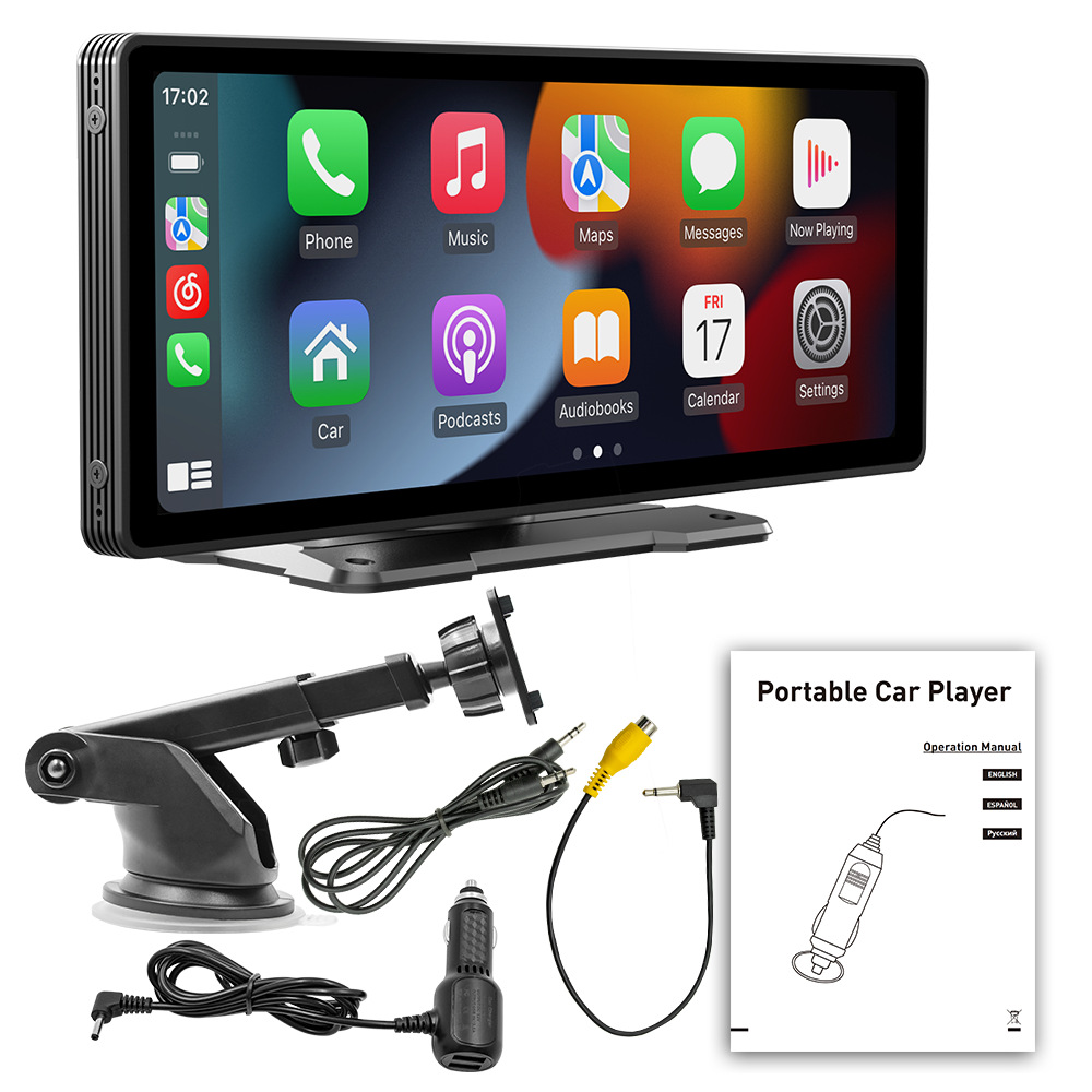 10.26inch Carplay Portable Screen Car Mp5 Player Bluetooth Hd Reversing Image Smart Screen Navigation