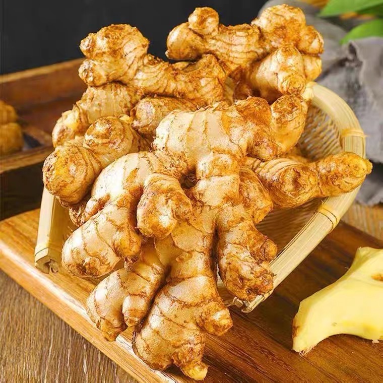Yunnan Small Yellow Ginger 5kg Whole Box of Ginger, Young Ginger Wholesale, Freshly Dug Vegetables, New Ginger, Baby Ginger, Seasonal Fresh Produce