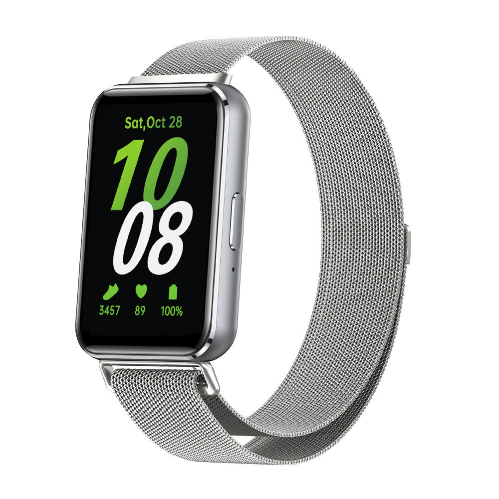 For Samsung Samsung Galaxy Fit3 Magnetic Loop Milan Strap FIT3 Metal Mesh Band
