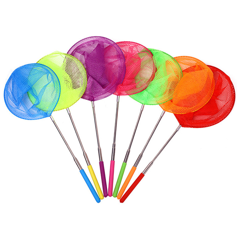 Special for foreign trade children's fishing net insect net butterfly net fishing net pocket telescopic fishing net five section fishing net