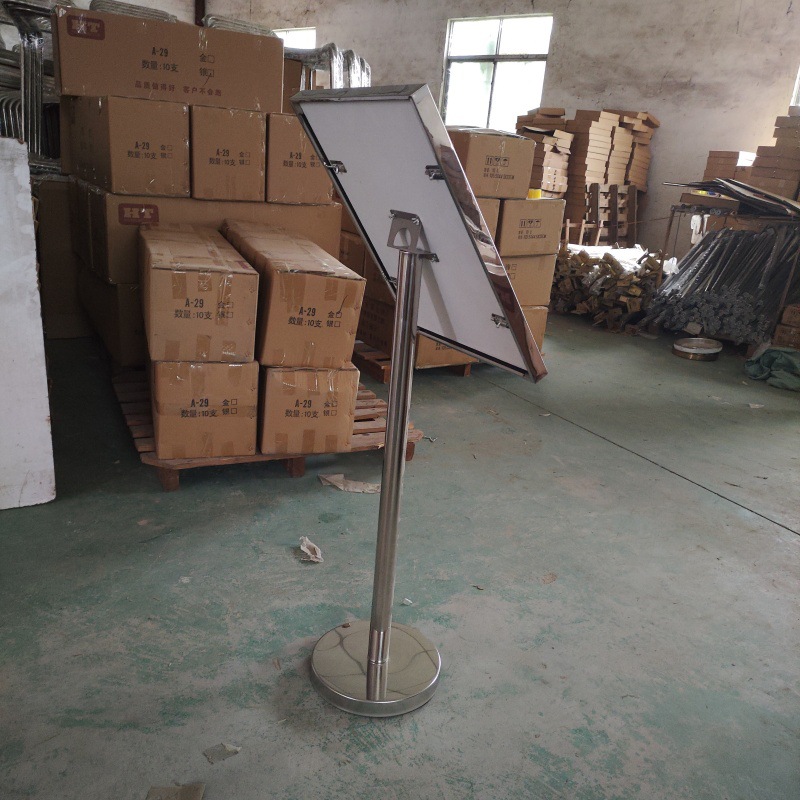 Stainless steel hotel sign water sign vertical billboard sign theater poster display