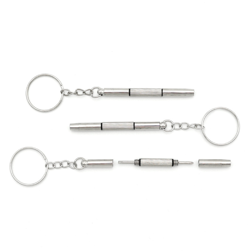 Мини отвертка три в одном многофункциональная отвертка для ремонта аксессуаров для очков