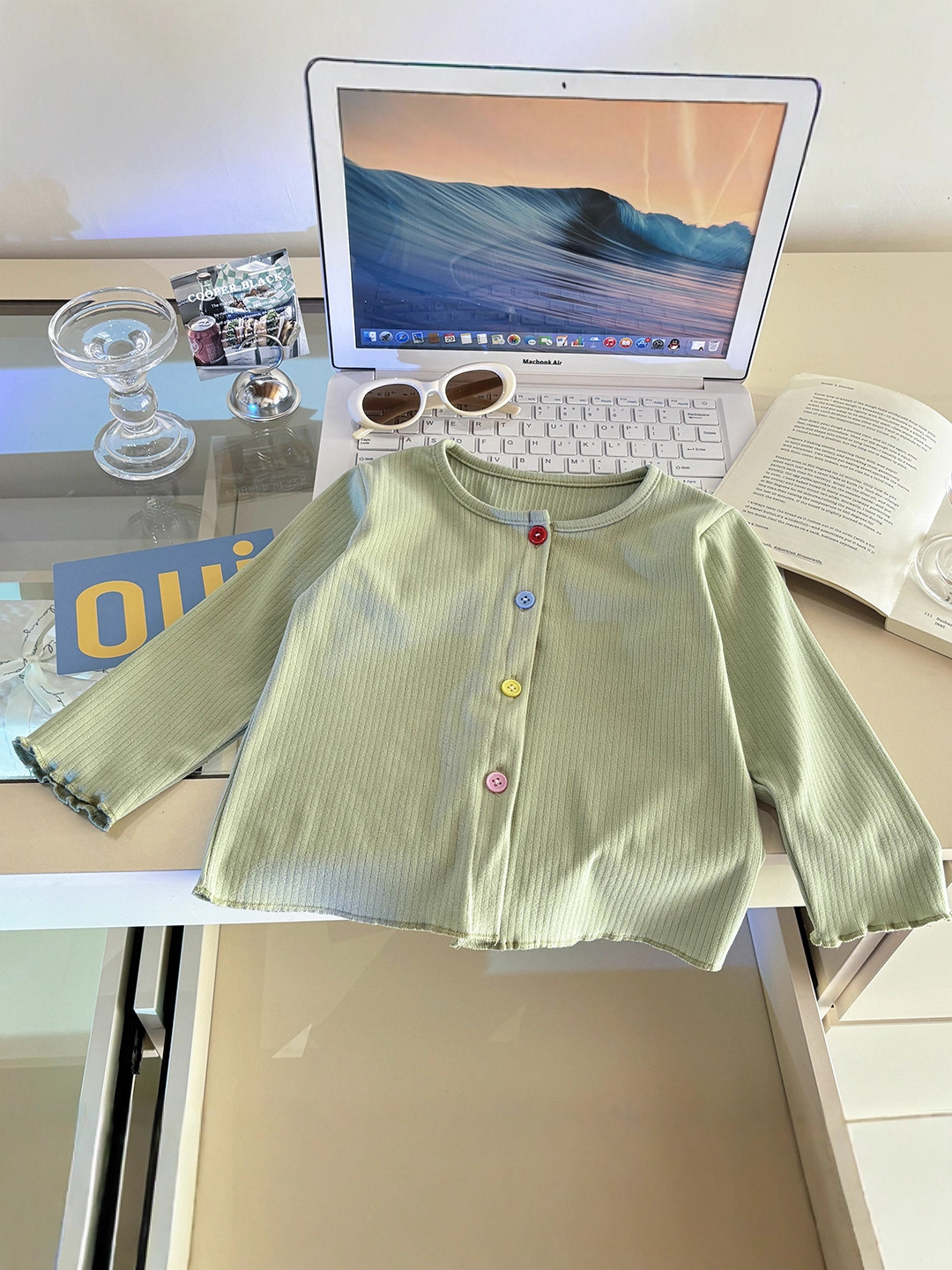 Baby Autum Clothes, Korean Style Sweet Knitwears, Girls' Cute Winter Bottoming Shirts, Tops, Stylish Lace Jackets