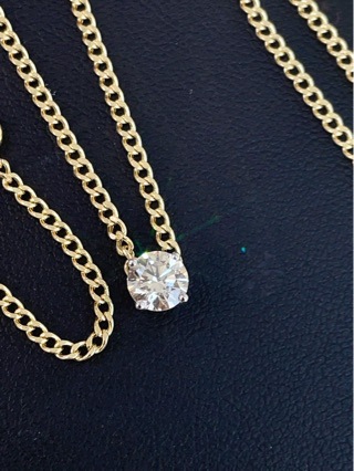 Sparkling Diamond Two-Tone Cuban Necklace Best Friend Collarbone Chain 18K Chain Fashion Reincarnation Classic Retro Modern Casual