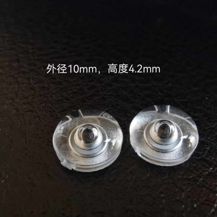 10 outer diameter LED diffuse reflection lens 2835 3030 light box ceiling light panel light lens 180 degree round