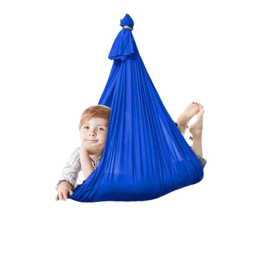 Cross-border Amazon indoor children's elastic sensory hammock outdoor swing hanging chair courtyard hanging basket with accessories