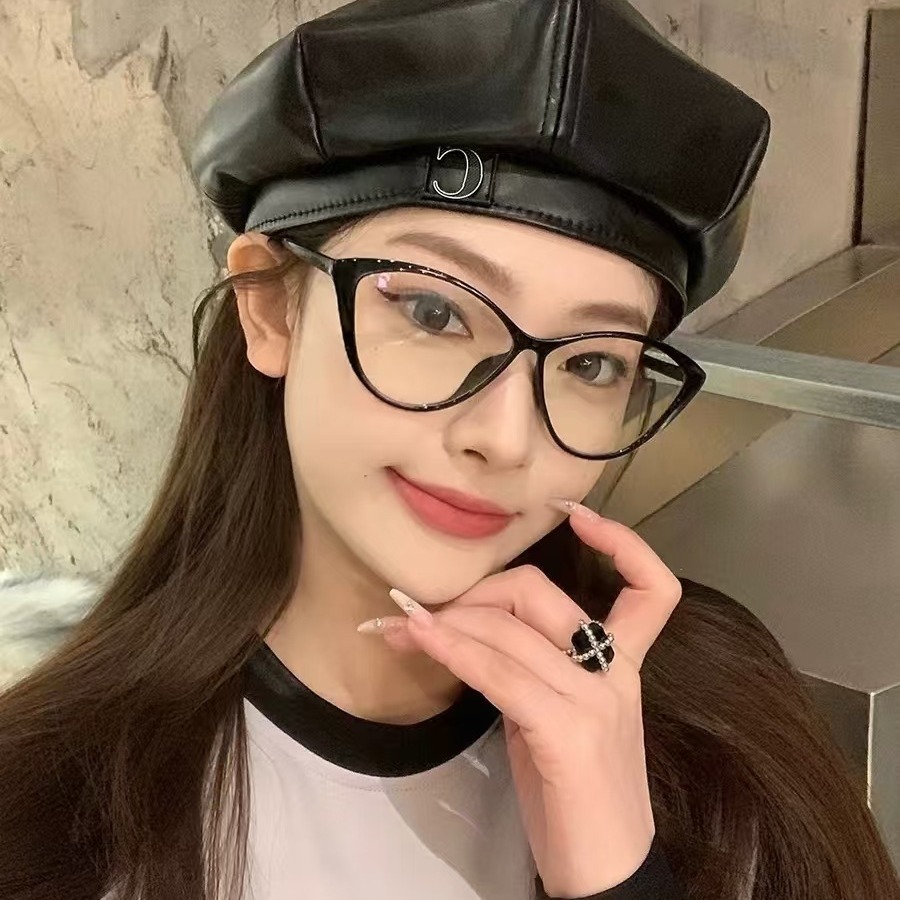 Ретро очки в форме кошачьего глаза для женщин, анти-синий свет, оправа для близорукости, европейская и американская мода