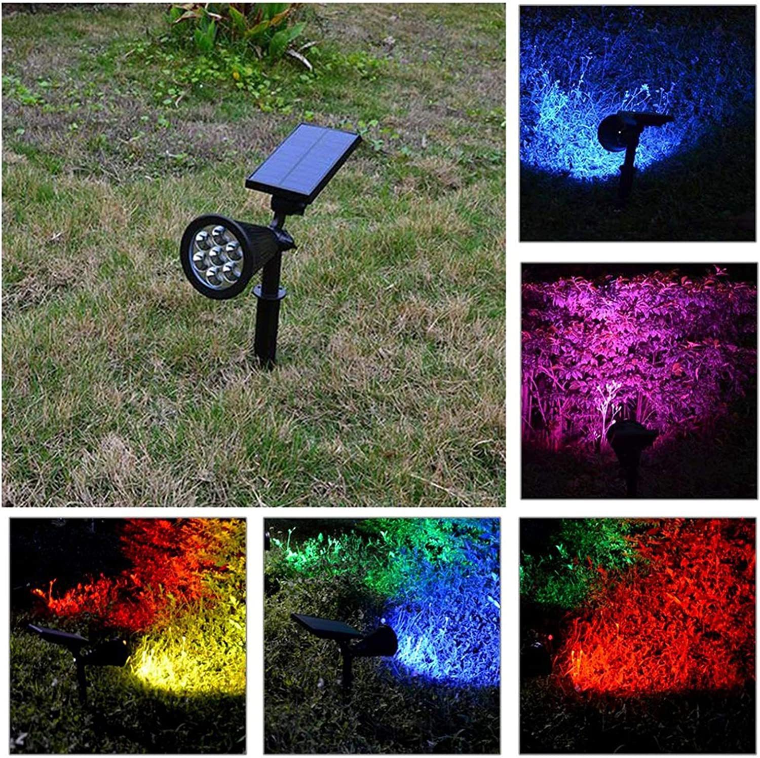 Cross-border solar lamp flood light outdoor waterproof tree light garden courtyard solar light lawn light