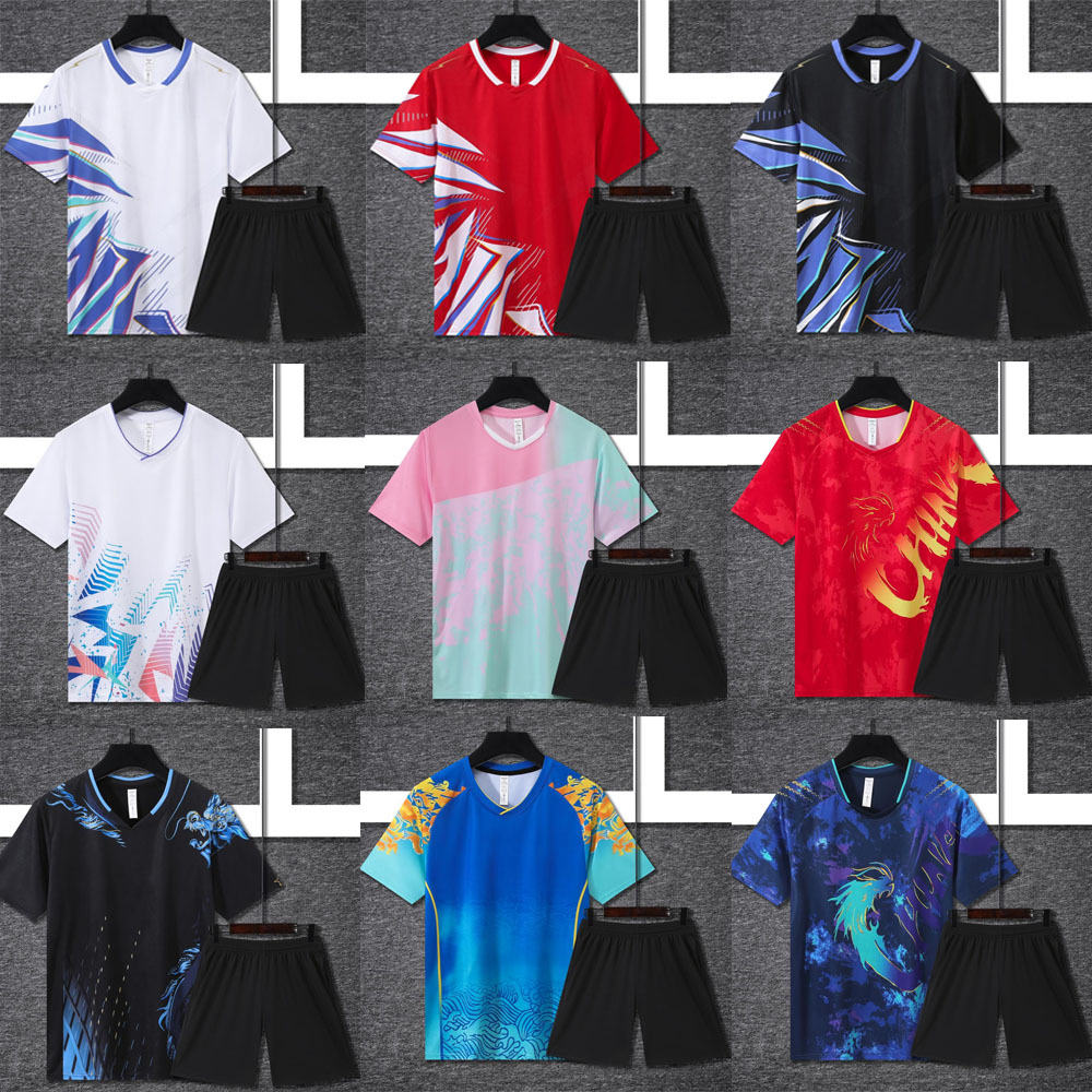 Штаны для бадминтона, быстросохнущие, спортивная одежда с коротким рукавом, кастомизация