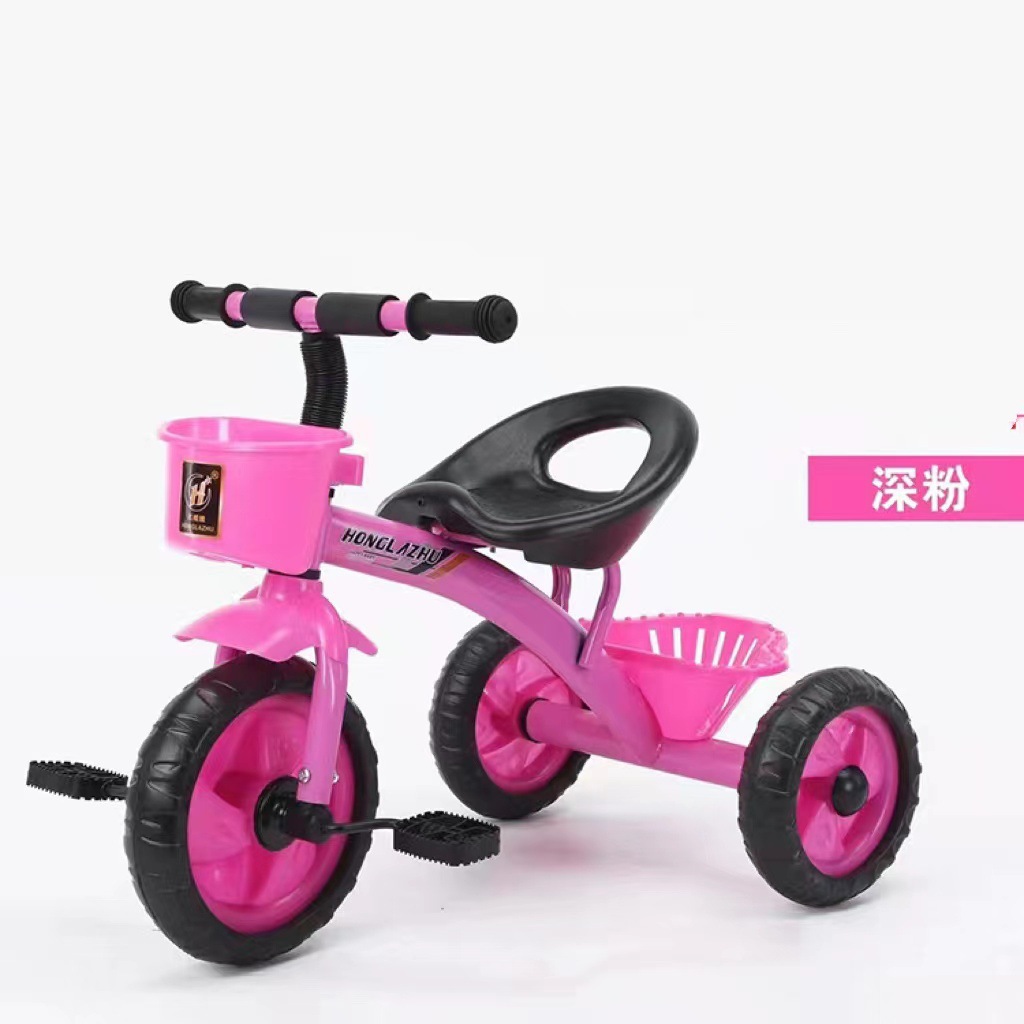 New Children's Tricycle Stroller Pedal Tricycle Foreign Trade Free Inflatable Stroller Pedal Tricycle Wholesale