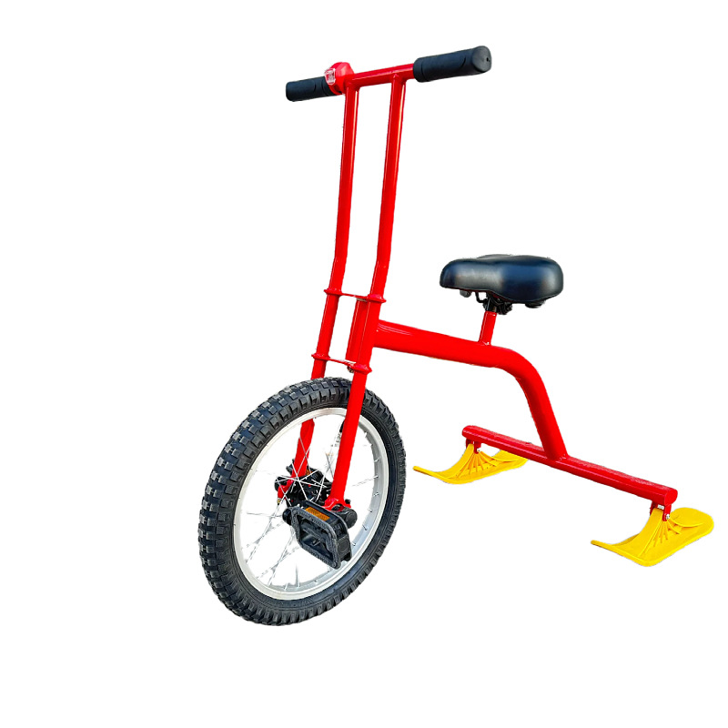 New Ice Bicycle Unicycle Snowmobile Ice Sled Children Adult Ice Sled Ice and Snow Amusement Equipment Sled