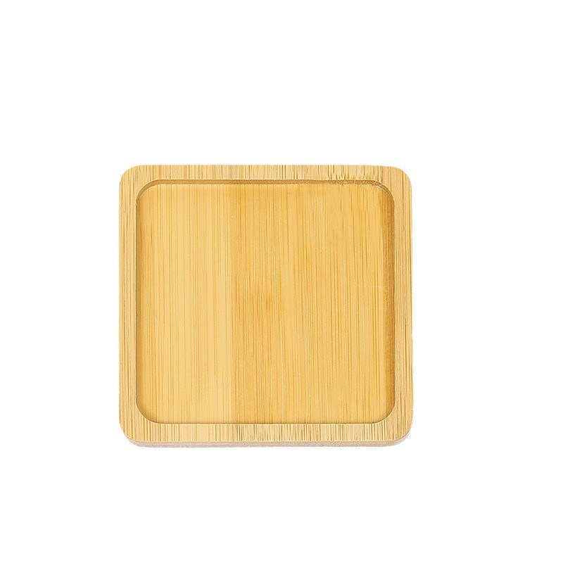 DIY Bamboo Coaster Mosaic Insulated Placemat Primary School Student Dining Table High-End Table Mat Bamboo Wooden Tea Coaster Wholesale
