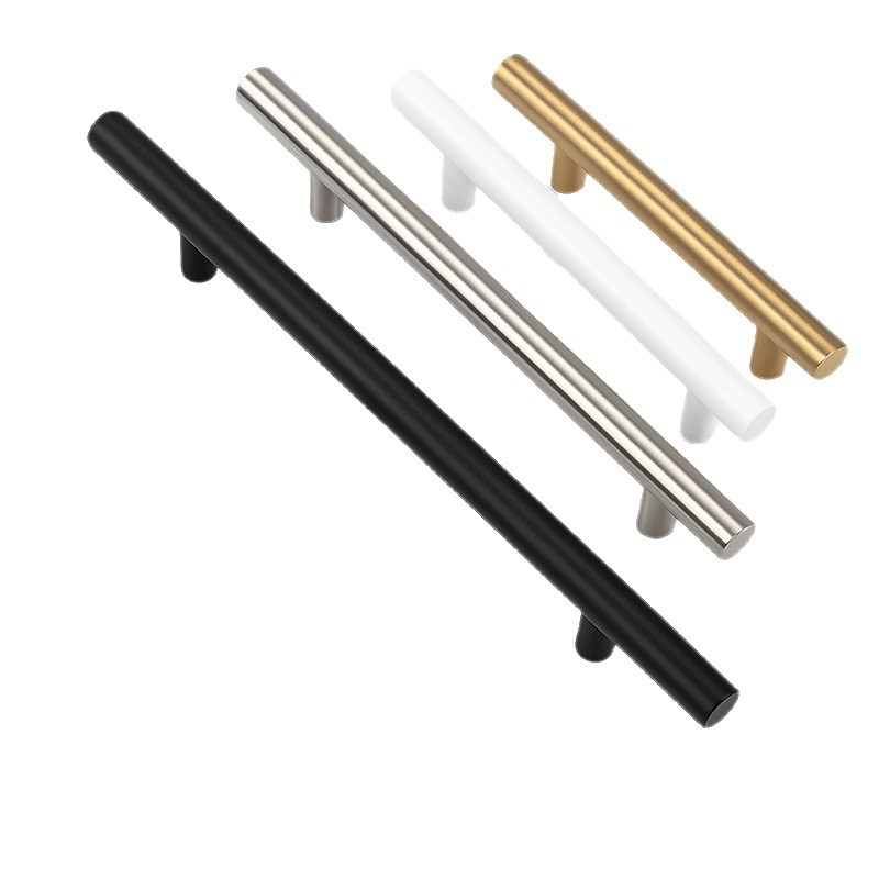 Cabinet Hardware Drawer Wardrobe Handle Small Gold Silver Metal Stainless Steel Furniture Wardrobe Door Handle High-End