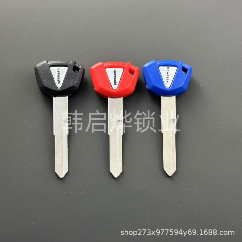 Kawasaki Motorcycle Ninja 636 Zx-6R/9R/10R/12R/14R Z1000 800 Key Blank Handle Motorcycle