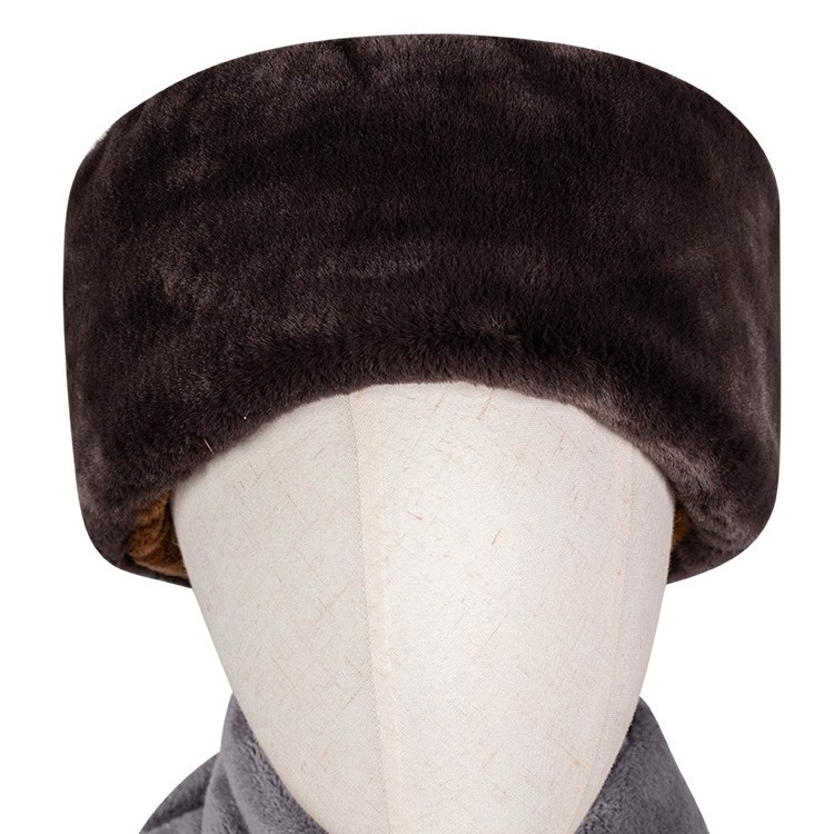 Winter Hat with Fleece Lining for Monks and Laypeople, Unisex, Monk, Bhiksu, Layperson, Dome Fleece Hat