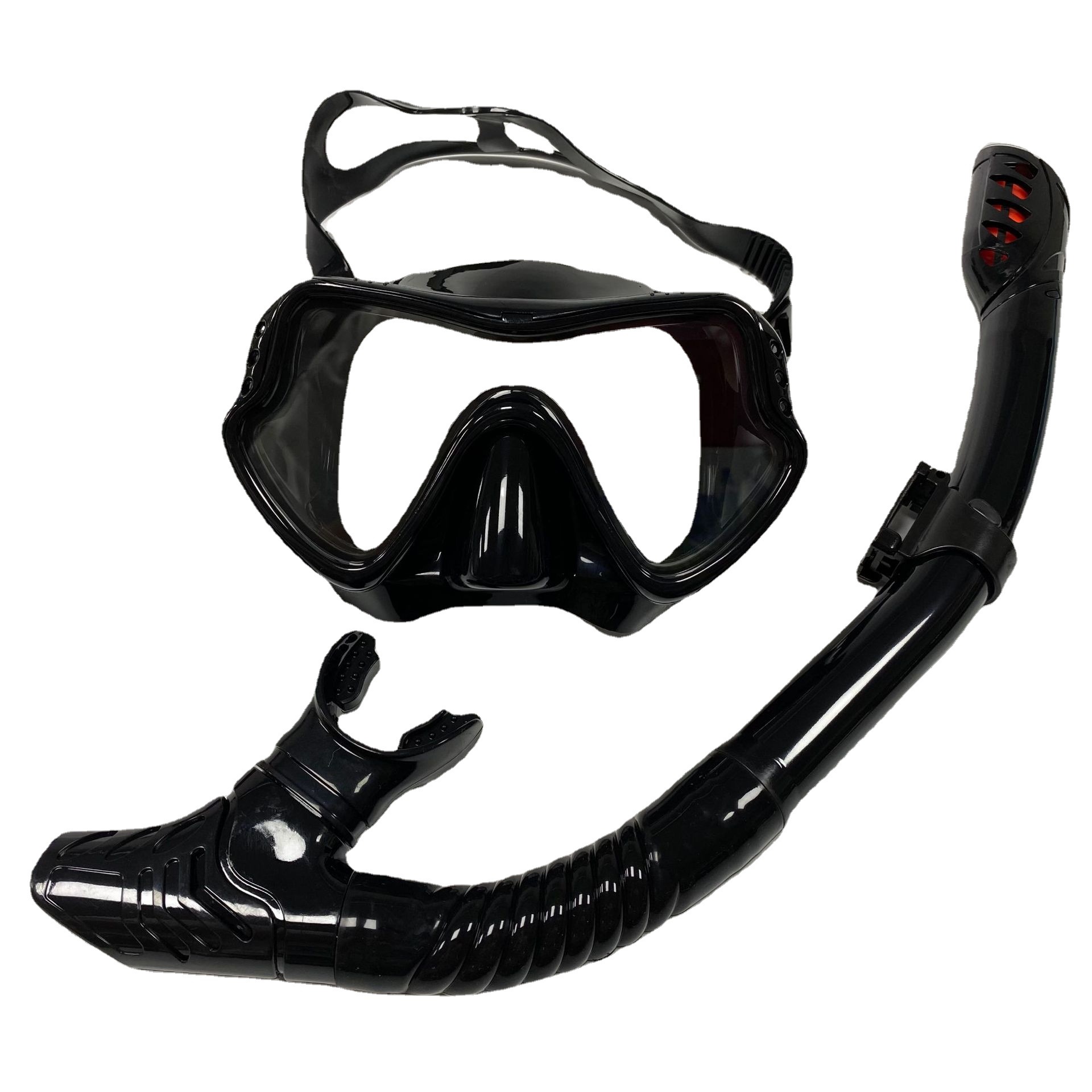 Factory snorkeling Sanbao equipment adult diving goggles full dry breathing tube device suit snorkeling swimming silicone mask