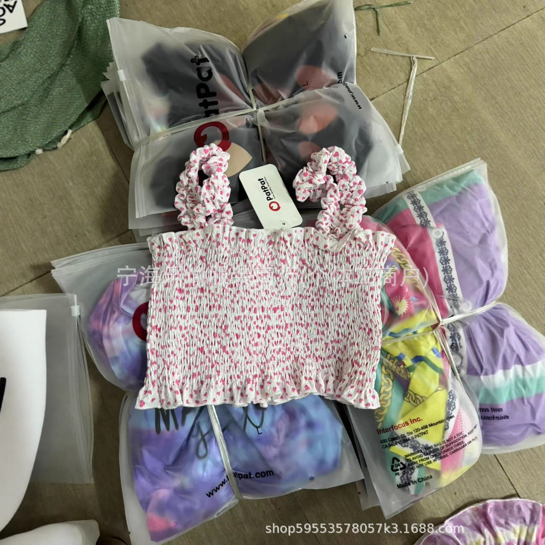 Patpat Export Kidsren's Clothing Miscellaneous Amazon Men's and Women's Two-Piece Set Factory Direct Sales Kids' Clothes