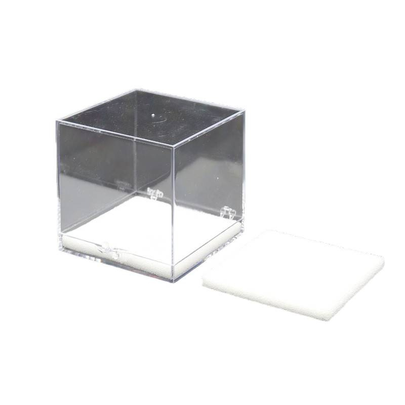 High-Transparency Display Box Mineral Specimen Box with Foam Padding and Hard Inner Pad, Mineral Box Can Be Purchased Separately Without Free Shipping