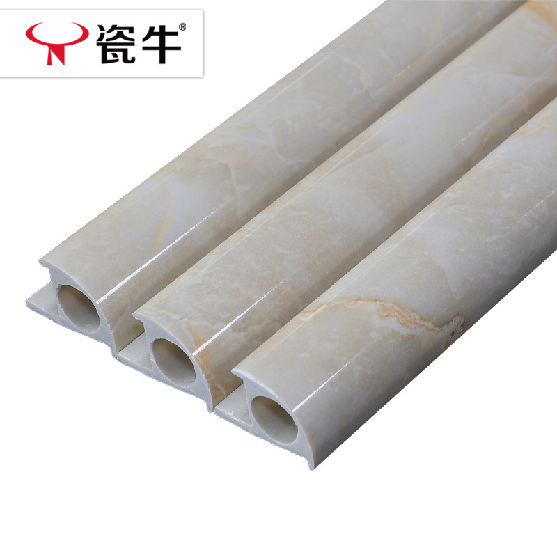 Tile Corner Strip Cream Style L-Shaped Stone Plastic Edge Strip Jazz White Extremely Narrow Wall Corner Anti-Collision Edge Pvc Corner Protection Strip