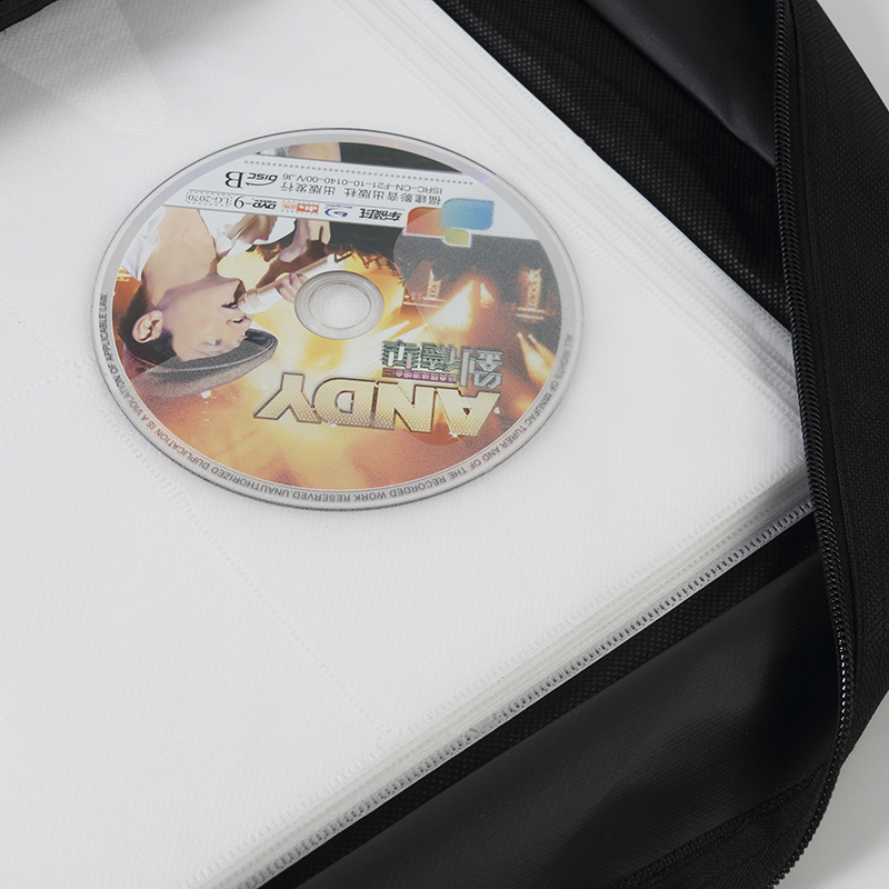 In-Stock Cd Case, 520 Discs, Pu Leather, Large Capacity, Car Cd Holder, Portable Disc Case, Amazon Cross-Border Manufacturer