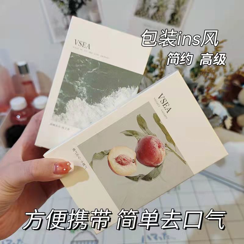 Portable deodorant mouthwash fresh oral teeth yellow and white tooth stain removing disposable saliva genuine goods wholesale