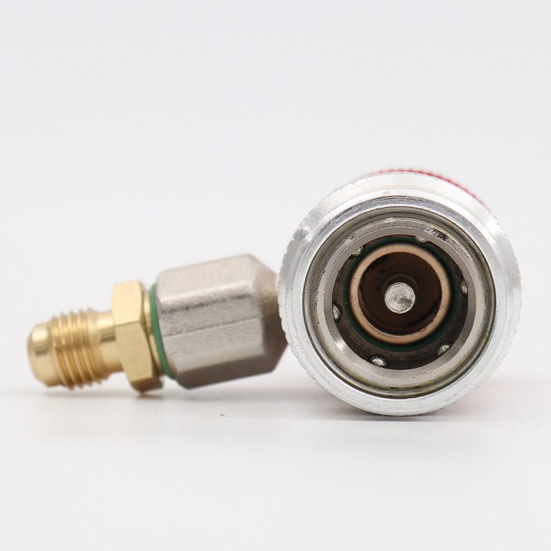 R134A Quick-connect Air Conditioner Plus Snow Species Conversion Joint CAr Fluoride Quick Connector CAr Air Conditioning Tools Dropshipping