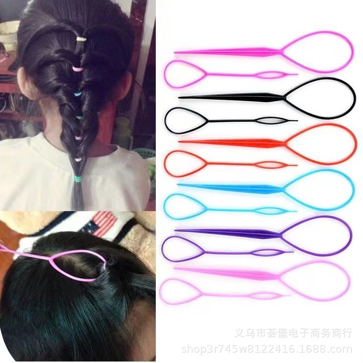 Инструмент для завивки волос, крючок для волос, инструмент для создания причесок для детей, оптовая продажа