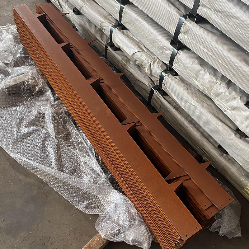 Weather-Resistant Steel Plate Fencing, Weather-Resistant Steel Retaining Walls, Amazon Best-Selling Fencing, Weather-Resistant Steel Fences, Rust-Proof Spray-Painted Fences