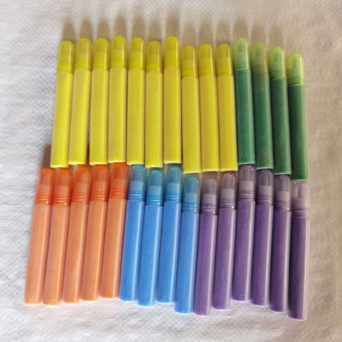 Amusement Park Sand Pool Beach Sand Toy DIY Dyed Colored Sand Hourglass Sand Painting 10g 20g Bottled Colored Sand