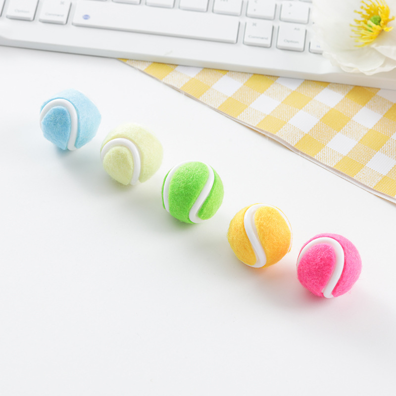 Factory Direct simulation mini tennis accessories tennis keychain pendant tennis stud earrings creative DIY accessories