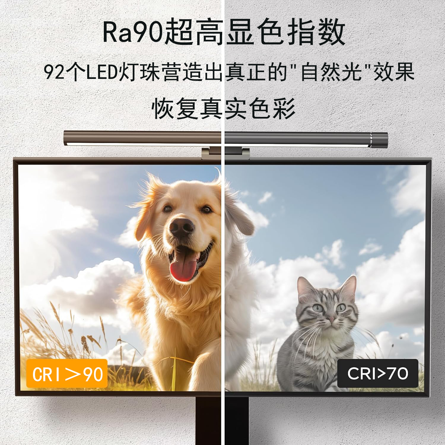 No Blue Light, No Flicker Screen Fill Light, Display Eye Protection Lamp, Asymmetric Led Screen Lamp, Office Eye Protection Lamp